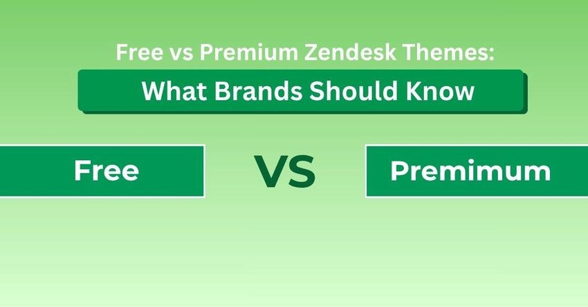 Free vs Premium Zendesk Themes: What Brands Should Know