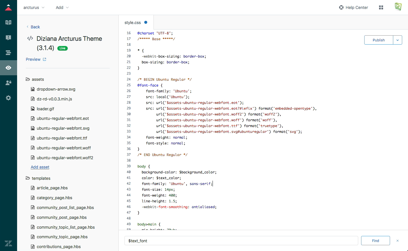 Using Google (or Custom) Fonts in Zendesk Guide Help Center Theme (template)