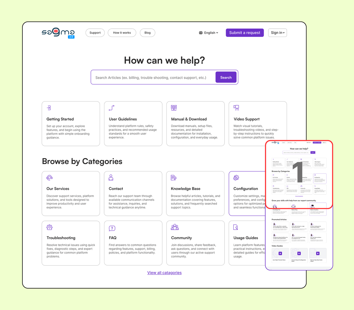 Diziana Sagma Gen2.0 Theme Amethyst Home Page 1