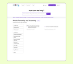 Diziana Sagma Gen2.0 Theme Amethyst Section Page
