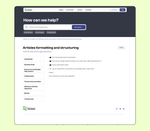 Diziana Arcturus Gen 2.0 Theme Obsidian Section Page