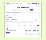 Diziana Sagma Gen2.0 Theme Amethyst Request List Page