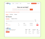 Diziana Sagma Gen2.0 Theme Ember Request List Page