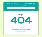 Diziana Panatha Gen2 Theme Cerulean Error Page