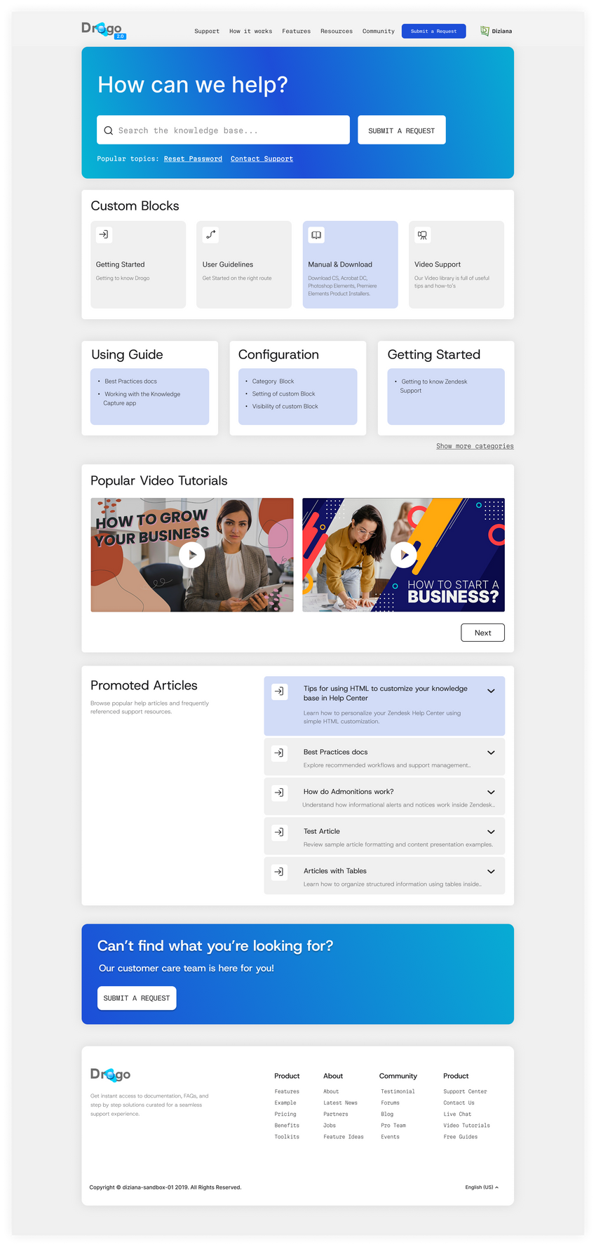 Drogo theme preview