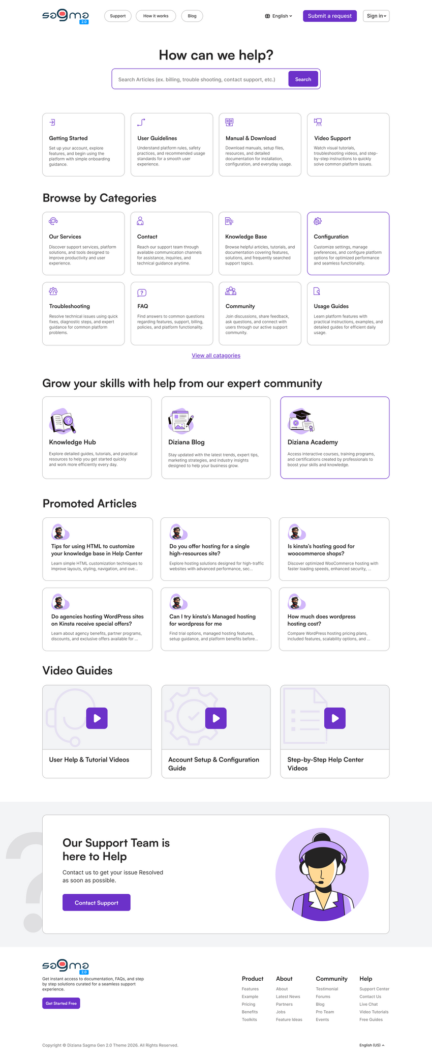 Sagma theme preview
