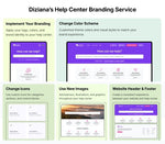 Diziana's Zendesk Help Center Branding Service