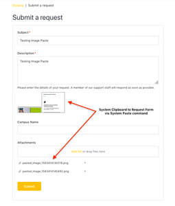 Paste Images from Clipboard to Zendesk Help Center Request Form