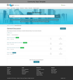 Diziana Drogo Theme Community Topic Template