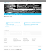 Diziana Golm Theme Homepage with Knowledge Base Tree