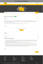 Diziana Javis Theme Community Post Template