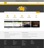 Diziana Javis Theme Homepage with Category Blocks