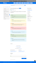 Diziana Arcturus Theme Article Template with Admonitions