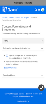 Diziana Arcturus Theme Category Template Mobile Version