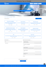Diziana Arcturus Theme Community Topic List Template