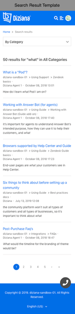 Diziana Arcturus Theme Search Results Template Mobile Version