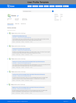 Diziana Arcturus Theme User Profile Template