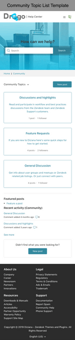 Diziana Drogo Theme Community Topic List Template Mobile Version