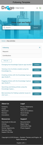 Diziana Drogo Theme Subscription Template Mobile Version