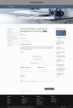 Diziana Eczar Theme Article Template