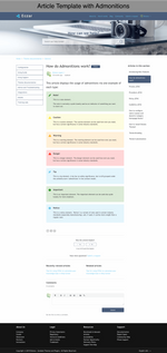 Diziana Eczar Theme Article Template with Admonitions