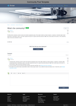 Diziana Eczar Theme Community Post Template