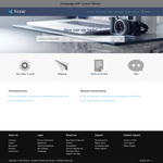 Diziana Eczar Theme Homepage with Custom Blocks