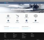 Diziana Eczar Theme Homepage with Custom Blocks and Category Blocks