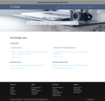 Diziana Eczar Theme Homepage with Knowledge Base Tree
