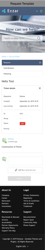 Diziana Eczar Theme Request Template Mobile Version