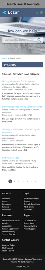 Diziana Eczar Theme Search Results Template Mobile Version