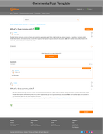 Diziana Galltine Theme Community Post Template