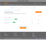 Diziana Galltine Theme Community Topic Template
