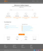 Diziana Galltine Theme Homepage with Custom Blocks and Knowledge Base Tree