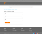 Diziana Galltine Theme New Community Post Template