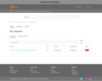 Diziana Galltine Theme Request List Template