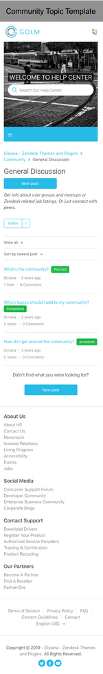 Diziana Golm Theme Community Topic Template Mobile Version