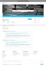 Diziana Golm Theme User Profile Template