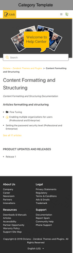 Diziana Javis Theme Category Template Mobile Version