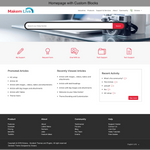 Diziana Makem Liva Theme Homepage with Custom Blocks