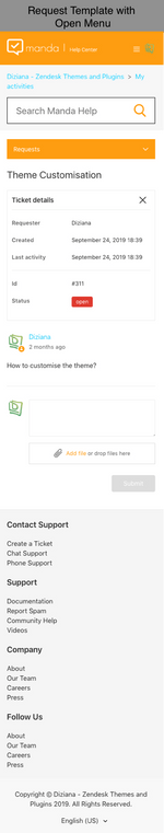 Diziana Manda Theme