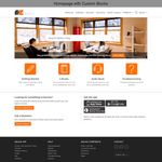 Diziana Melinz Theme Homepage with Custom Blocks