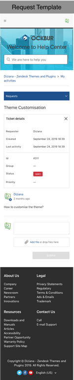 Diziana Ockbur Theme