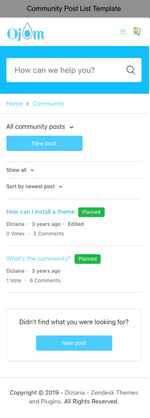 Diziana Ojom Theme