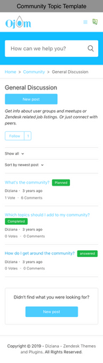 Diziana Ojom Theme