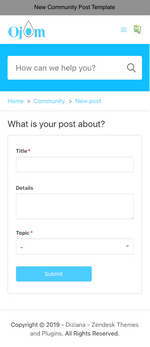 Diziana Ojom Theme