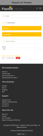 Diziana Paonid Theme