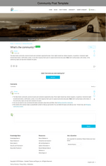 Diziana Raxxa Theme Community Post Template