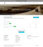 Diziana Raxxa Theme Community Topic Template