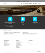 Diziana Raxxa Theme Homepage with Category Blocks